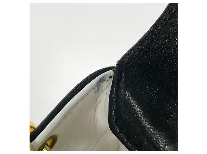 Chanel Schultertasche aus bicolor Leder - Ansicht 8