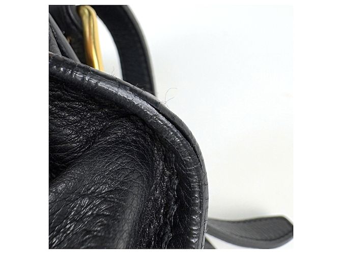 Borsa a mano Miu Miu in pelle nera - vista 4