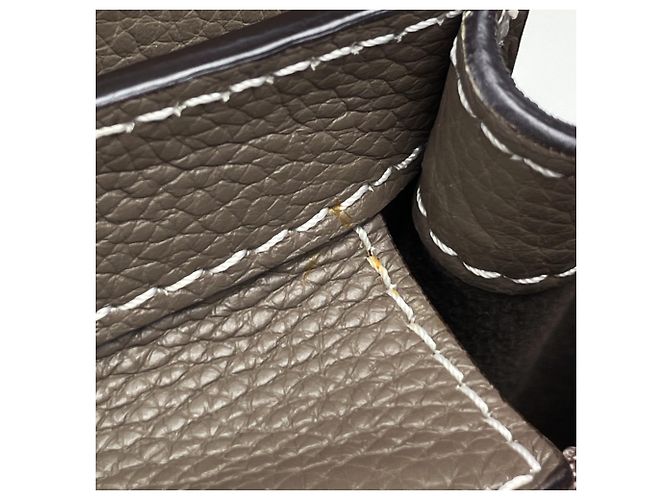Céline Borsa a mano Celine Luggage Micro Shopper in pelle - vista 4