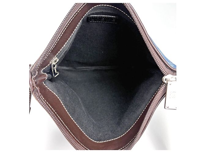 Borsa a tracolla Loewe Anagram Canvas - vista 9