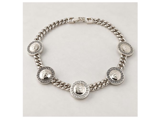 Collana Versace Medusa in Argento - vista 7