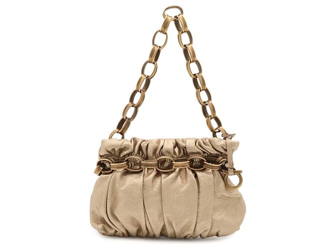 Borsa Salvatore Ferragamo Oro Metallizzato - vista 2