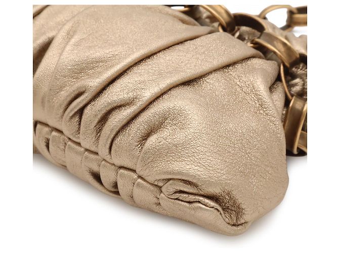 Borsa Salvatore Ferragamo Oro Metallizzato - vista 4