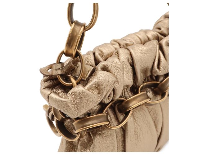 Borsa Salvatore Ferragamo Oro Metallizzato - vista 5