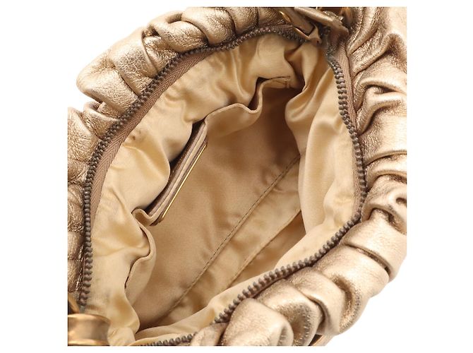 Borsa Salvatore Ferragamo Oro Metallizzato - vista 8