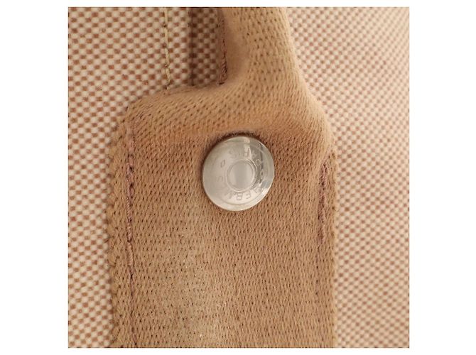 Hermès Borsa Hermes Beige Toile H Laundry Bag - vista 6