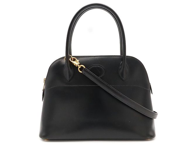 Hermès Borsa HERMES Bolide 27 in pelle Box Calf nera - vista 2