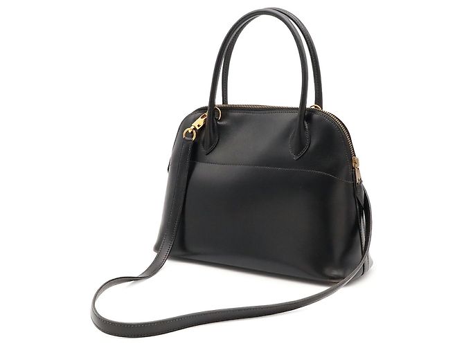 Hermès Borsa HERMES Bolide 27 in pelle Box Calf nera - vista 3