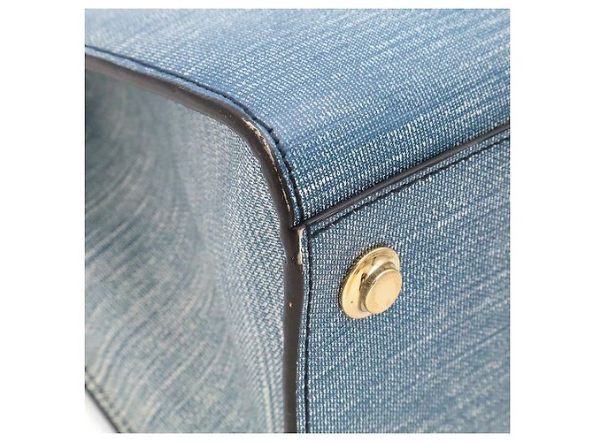 Borsa a mano Louis Vuitton Steamer MM in blu - vista 4
