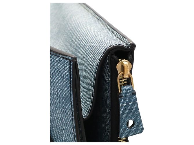 Borsa a mano Louis Vuitton Steamer MM in blu - vista 7