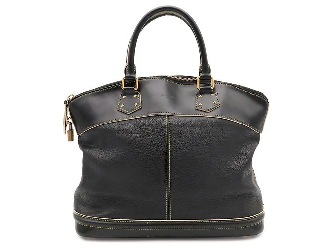 Borsa Tote Louis Vuitton Suhali Lockit MM - vista 2