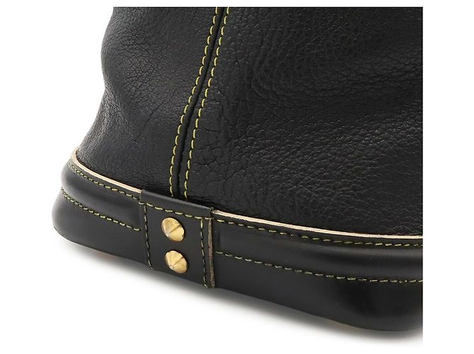 Borsa Tote Louis Vuitton Suhali Lockit MM - vista 8