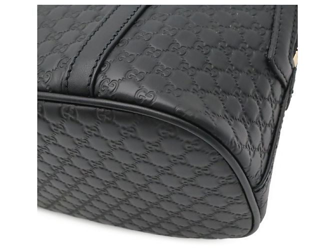 Borsa a mano Gucci Microguccissima in pelle nera - vista 4