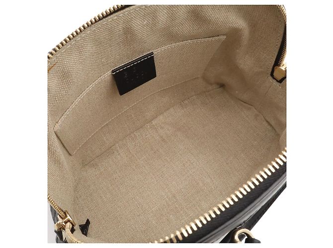 Borsa a mano Gucci Microguccissima in pelle nera - vista 6