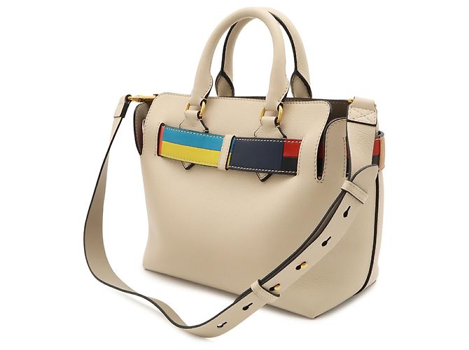 Borsa a tracolla in pelle Burberry - vista 3