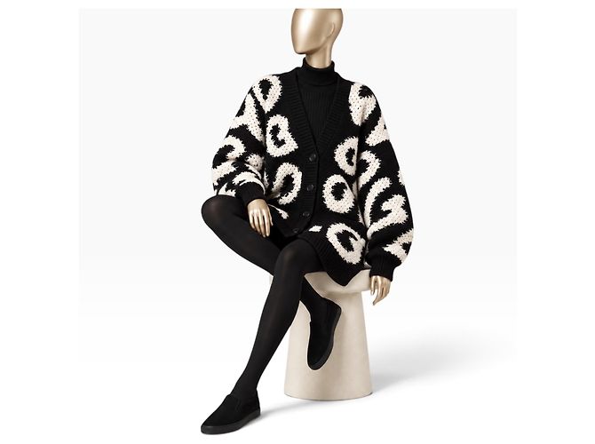Dolce & Gabbana Logo Strickjacke aus Kaschmir-Mix - Ansicht 4