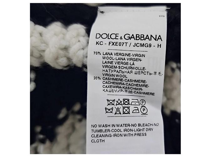 Dolce & Gabbana Logo Strickjacke aus Kaschmir-Mix - Ansicht 5