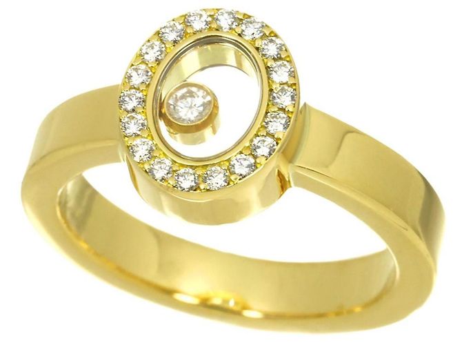 Chopard Happy Diamond Ring in 18K Gelbgold - Ansicht 4