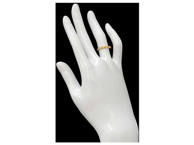 Anello Chaumet Torsade in oro giallo 18K e diamanti - vista 7