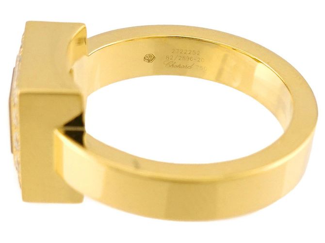 Chopard Happy Diamonds Square 1 Ring in Gelbgold - Ansicht 3