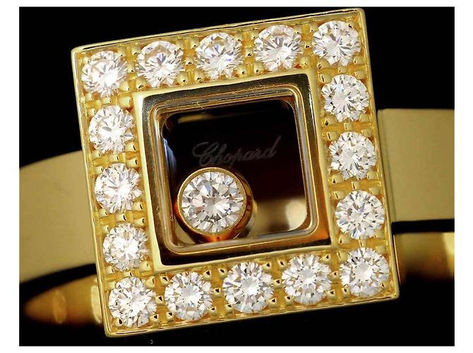 Chopard Happy Diamonds Square 1 Ring in Gelbgold - Ansicht 5