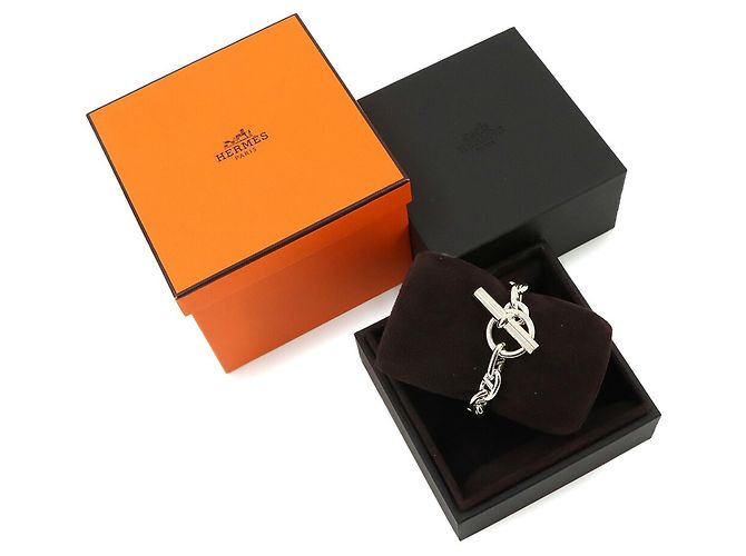 Chaîne d'ancre Hermès Bracciale con Charms Hermes Chaine d'Ancre MM - vista 2