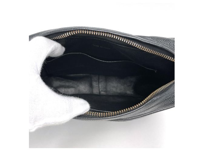 Borsa a tracolla Chanel Black Matelassé - vista 12