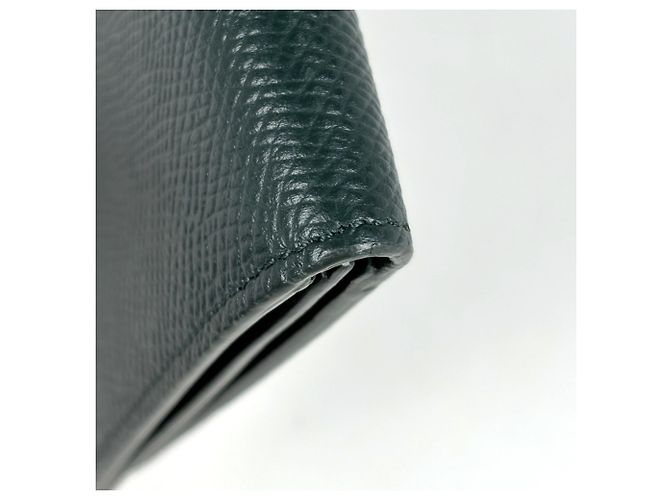 Céline Cartera bi-fold Celine en piel verde - vista 3