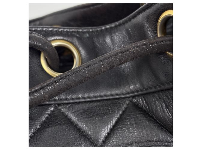 Chanel Matelassé Leder-Rucksack - Ansicht 8