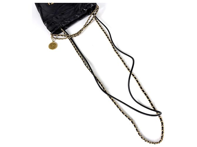 Borsa Chanel CHANEL 22 Mini 2WAY in pelle nera AS3980 da donna - vista 6