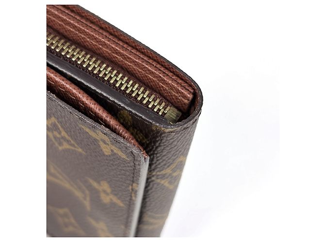 Portefeuille bi-fold Louis Vuitton Monogram Brown - vue 3