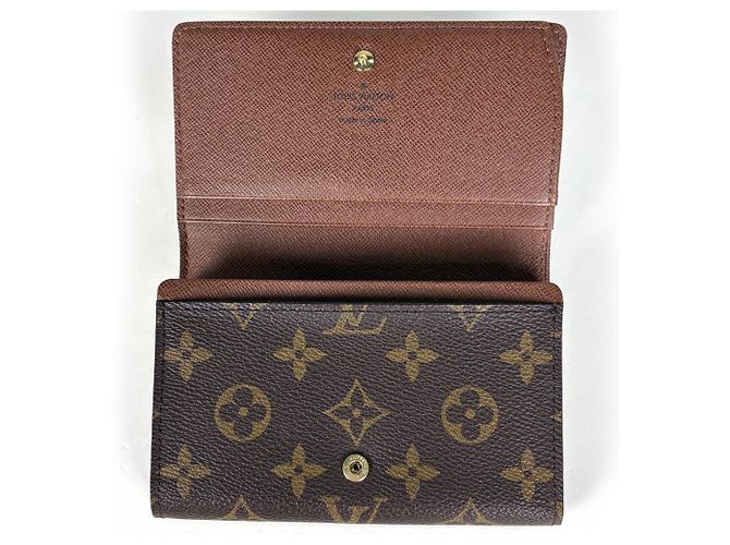 Portefeuille bi-fold Louis Vuitton Monogram Brown - vue 5