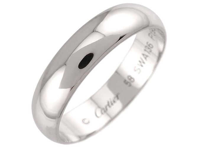 Cartier 1895 Classic Band Ring aus Platin - Ansicht 5
