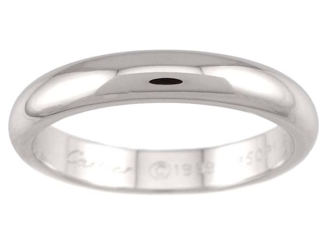 Cartier 1895 Classic Band Ring aus Platin - Ansicht 2