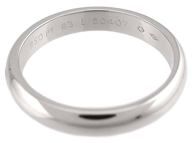 Cartier 1895 Classic Band Ring aus Platin - Ansicht 4