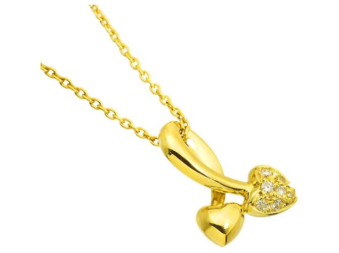 Collana Christian Dior con design a cuore - vista 3
