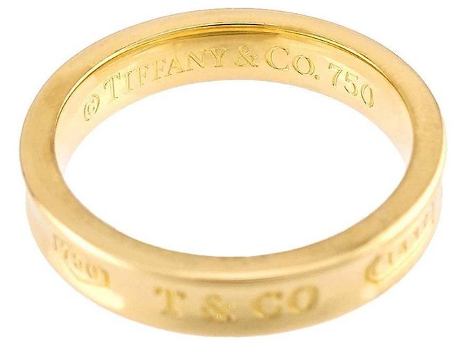 Autre Marque Anello Tiffany & Co. 1837 Narrow Band - vista 3