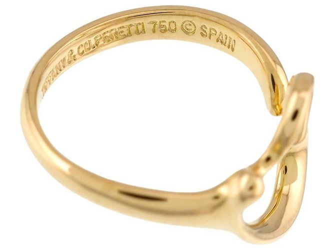 Autre Marque Anello Cuore Tiffany & Co. in Oro Giallo 18K - vista 4