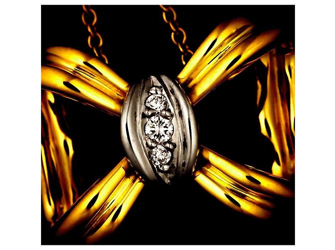 Autre Marque Collana Tiffany & Co. Ribbon Diamond - vista 7