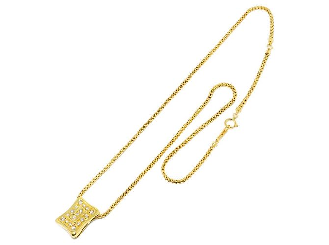 Céline Collana Celine in oro giallo 18K e diamanti - vista 2