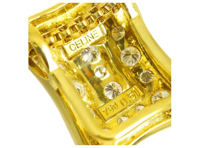 Céline Collana Celine in oro giallo 18K e diamanti - vista 4