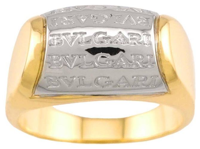 Bulgari Anello Bvlgari Mania Tronchetto in Oro Giallo 18K - vista 2