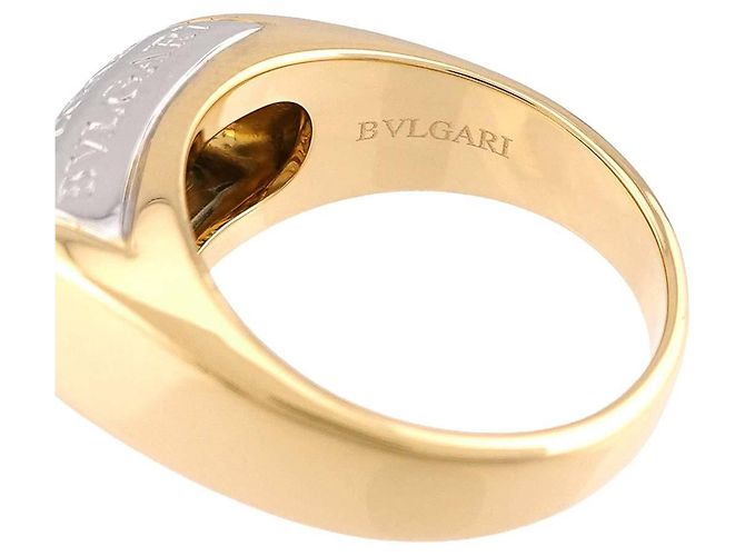 Bulgari Anello Bvlgari Mania Tronchetto in Oro Giallo 18K - vista 3