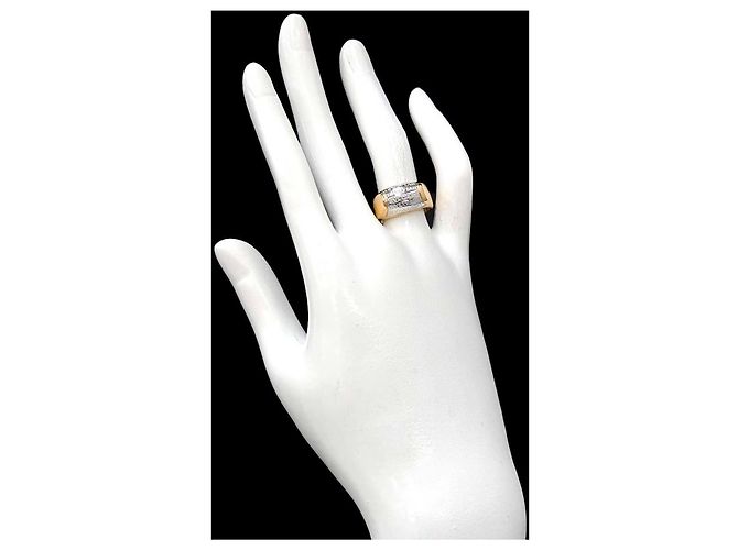 Bulgari Anello Bvlgari Mania Tronchetto in Oro Giallo 18K - vista 7