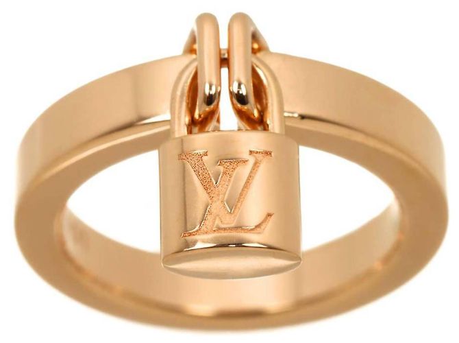 Anello Lockit Louis Vuitton in oro rosa 18K - vista 2
