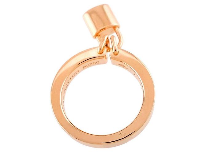 Anello Lockit Louis Vuitton in oro rosa 18K - vista 5