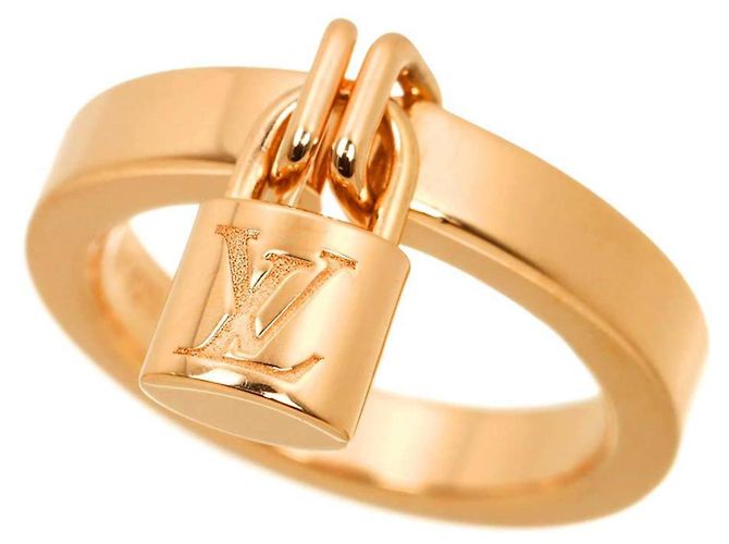 Anello Lockit Louis Vuitton in oro rosa 18K - vista 6