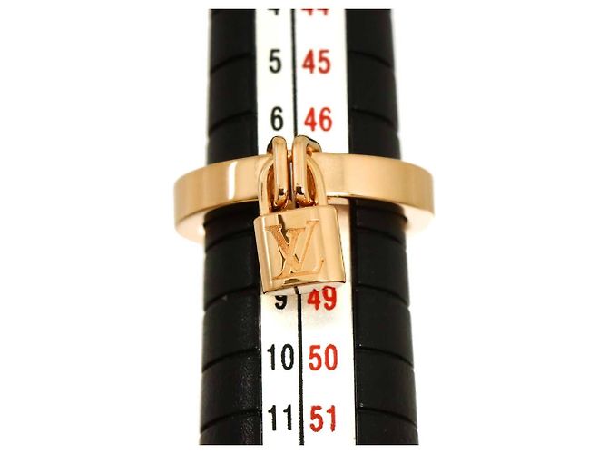 Anello Lockit Louis Vuitton in oro rosa 18K - vista 7