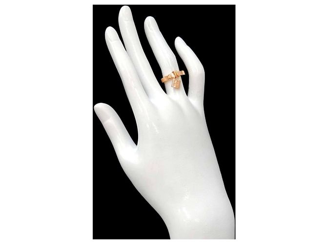 Anello Lockit Louis Vuitton in oro rosa 18K - vista 8