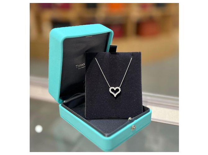 Collana Cuore Tiffany & Co. Diamanti - vista 3